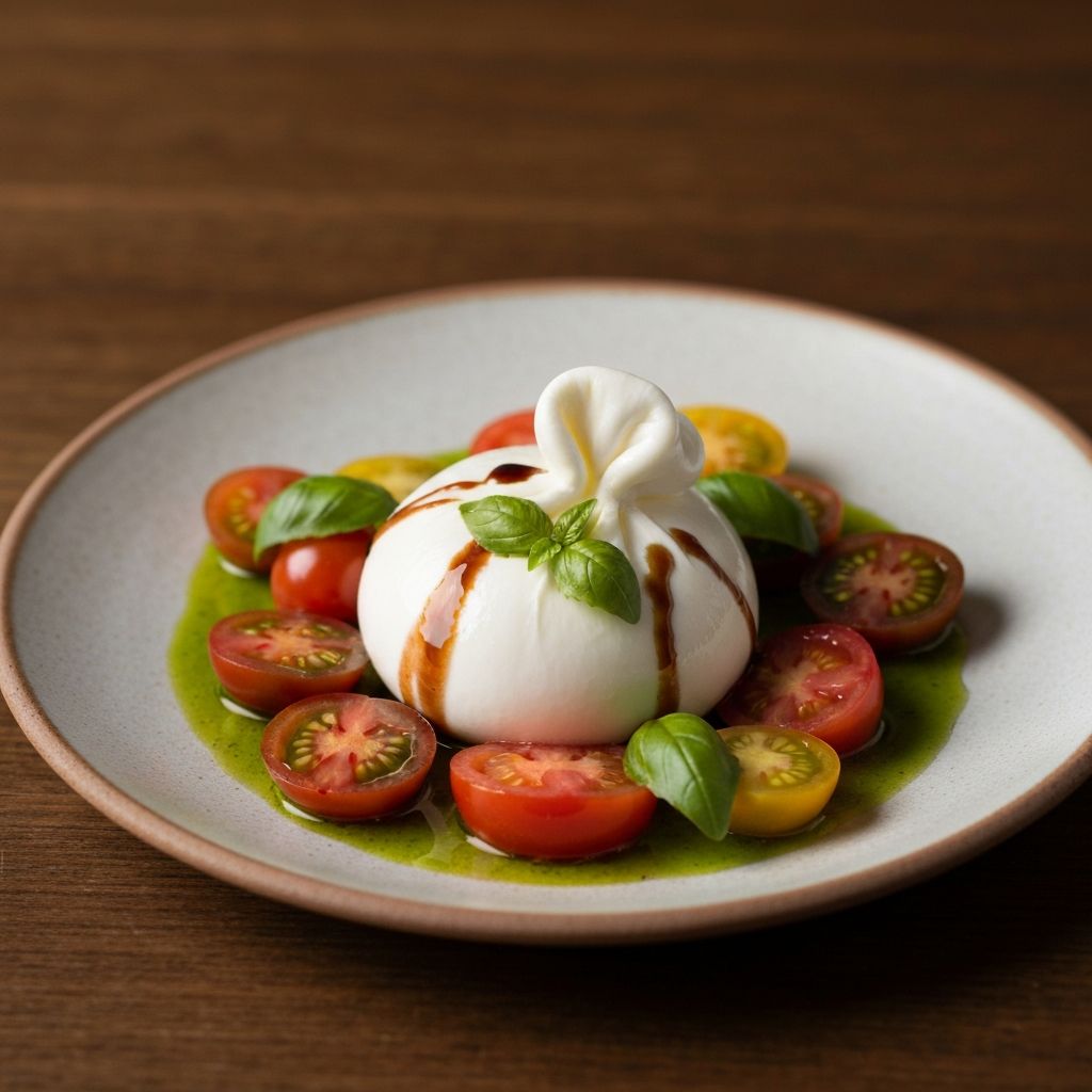 Burrata & Heirloom Tomatoes