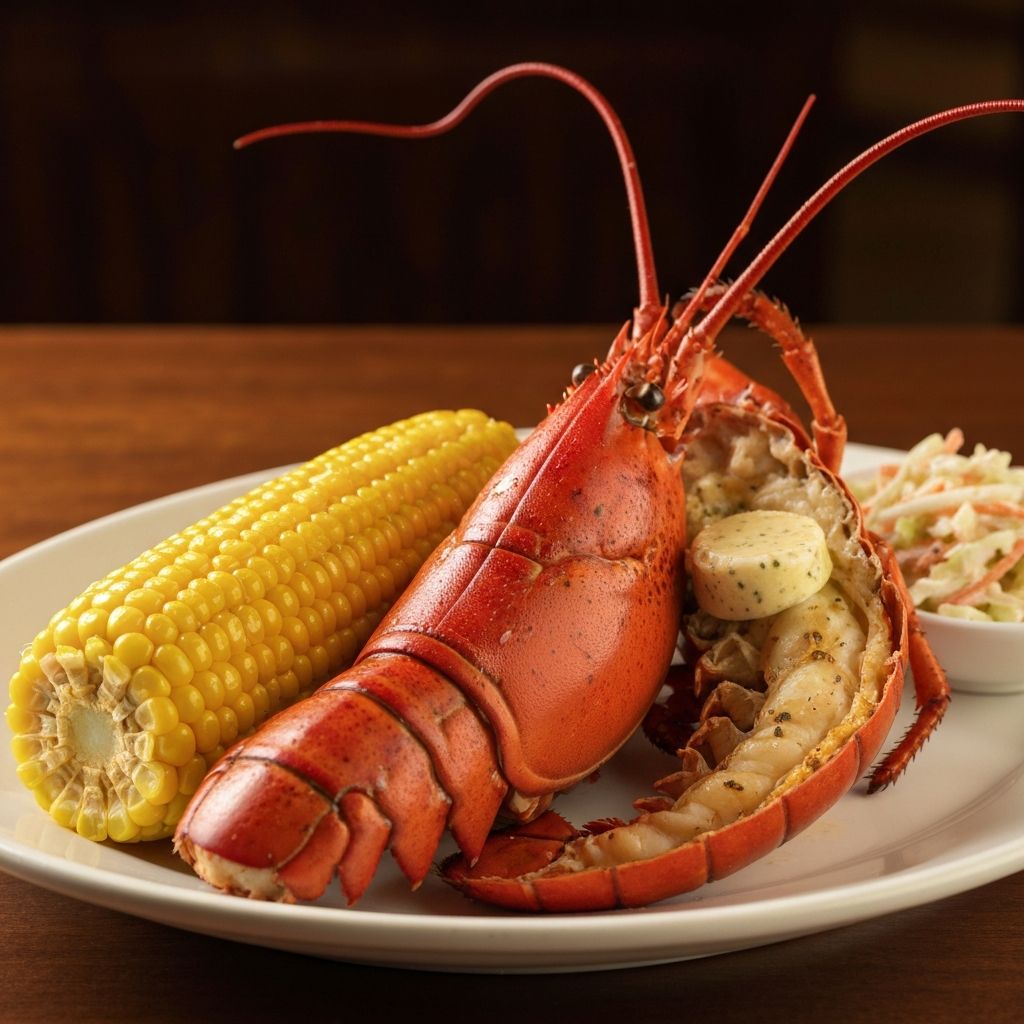 Whole Grilled Lobster