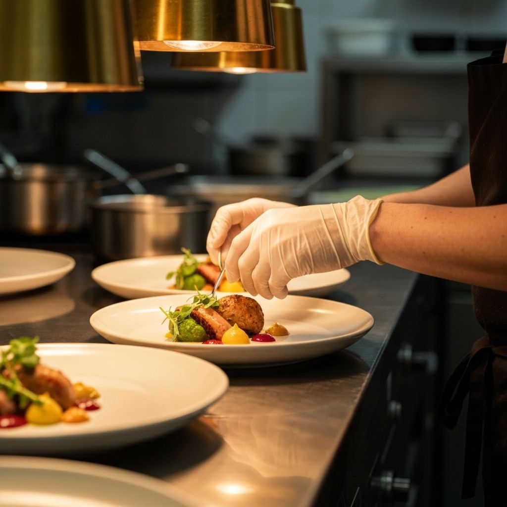 Chef Maria preparing a signature dish